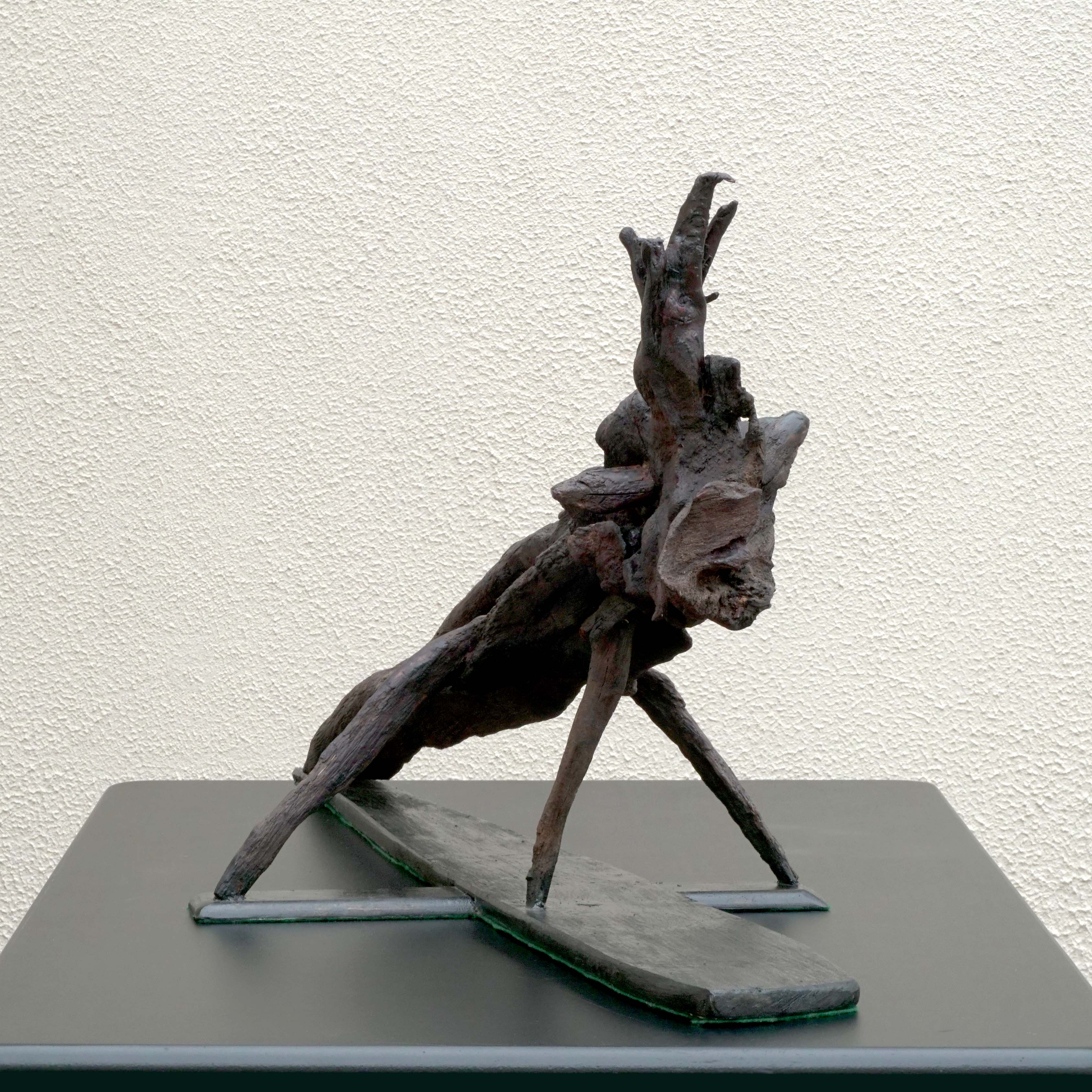 Lizard - Bog Oak Sculpture