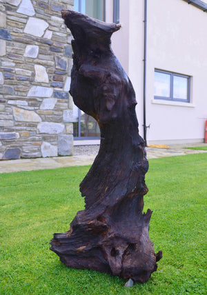 Rabbit - Bog Oak Sculpture